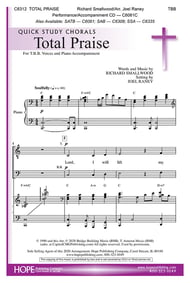 Total Praise TBB choral sheet music cover Thumbnail